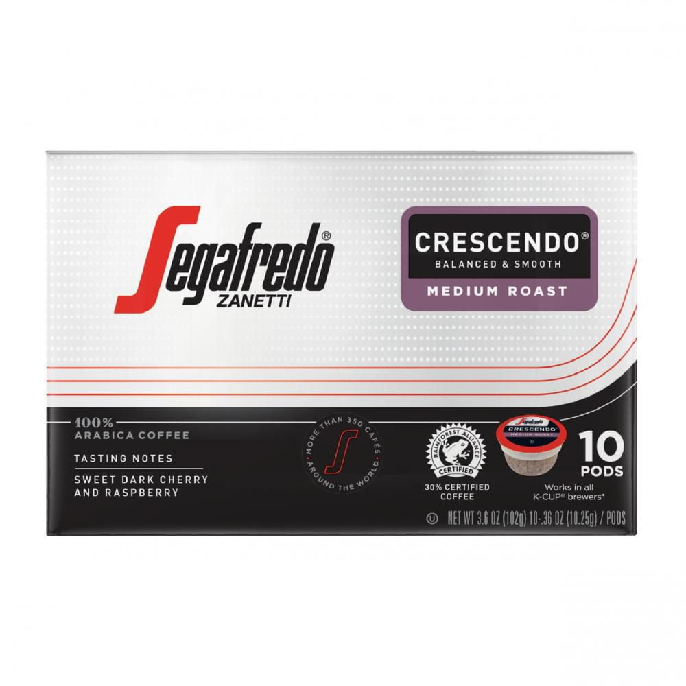 Segafredo Zanetti® Single Serve Crescendo® Medium Roast Box of 10 Kcups
