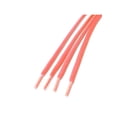 thumbnail image 3 of INSPIRE CHIC Unisexe 2 Paires Lacets Élastiques Demi-Ronds Ovales pour Bottes Espadrilles Athlétiques Orange Rouge 100 cm/39.5 Pouces, 3 of 5