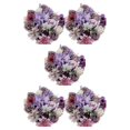 thumbnail image 2 of Wweixi Whimsical Blooms Low Maintenance Artificial Flower Collection Realistic purple LH001 5Set, 2 of 6