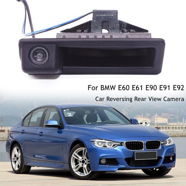 Tailgate Handle Trunk Handle Release Switch w/Camera For BMW E60 E61 E90 E91 E92