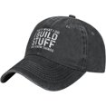 thumbnail image 2 of That's What I Do I Build Stuff and I Know Things Hat for Men Baseball Hats with Design Caps, 2 of 8