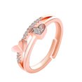 thumbnail image 2 of TopLLC Rings Exquisite Out Commemorate Ring Women Engagement Wedding Jewelry Gift ring ring, 2 of 8