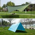 thumbnail image 4 of S SERENABLE Waterproof Ripstop Tent Tarp 290cm Camping Windproof Shelter Anti Protection Tarpaulin 5 Ropes Carrying Bag Green, 4 of 9