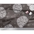 thumbnail image 3 of Soimoi polyester Crepe Fabric Mandala Decorative Printed Craft Fabric by the Yard 42 Inch Wide, 3 of 3