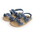 thumbnail image 1 of Baby Girls Summer Sandals Anti-Slip Soft Sole Ruffle Flat Shoes, 1 of 5