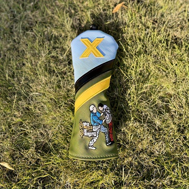1pc/4pcs Funny Design Cover For Various Club, Golf Club Head Cover, Golf Accessories (X)UT
