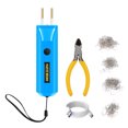 thumbnail image 1 of Plastic Welder, Cordless Handheld Plastic Welding Kit with 400PCS , Portable Mini Welding Machine for Car Bumper Plastic Crack Repair, Blue, 1 of 7