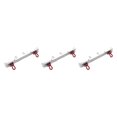 thumbnail image 2 of mmirethe Durable RC Metal Rear Bumper with Strong Shackles for ZP1001 ZP1002 ZP1003 1/10 RC Car Accessories Silver 141mm 3Set, 2 of 6