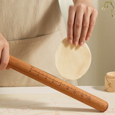 EGNMCR Kitchen Gadgets, Kitchen Accessories, Kitchen Utensils, Kitchen Tool Rolling Pin 16 Inch Wooden Rolling Pin Wooden Dough Rollers Are Commonly Used For Baking Kitchen Utensils Wooden rolling pin