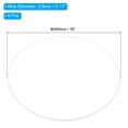 thumbnail image 2 of Unique Bargains 16 Inch Round Dream Catcher Rings, 6 Pcs Metal Christmas Macrame Wreath Floral Ring Hoop, White, 2 of 7