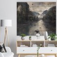 thumbnail image 3 of Design Art - Rivière de Montagne avec Brouillard et Pluie, 3 of 5