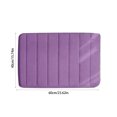 thumbnail image 4 of Iumwxz Bathroom Mat Carpet Bedroom Mat Non Slip Bathroom Foot Mat Bathroom Quilted Absorbent Floor Mat Easy To Wash and Dry 40x60cm Floor Mat Bathroom Rug Purple Polyester, 4 of 7