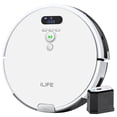 thumbnail image 1 of ILIFE V8 Plus Robot Vacuum + Mopping Cleaner | 1000Pa Suction Wet Mopping | 750ml Large Dustbin | Auto Obstacle Avoidance | Restored Like New, 1 of 7