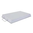 thumbnail image 4 of Home Trends White Metal Rectangle Tray ,1 Piece, 4 of 6