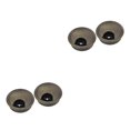 thumbnail image 1 of Thinsony 2Pcs 60mm Computer Desk Table Grommet Cover Port Wire Cable Hole Bronze 2Set, 1 of 6