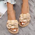 thumbnail image 2 of Kcodviy Women Flat Beach Slippers Women Dress Sandals Slip on Slippers Flat Womens Dress Sandals Open Toe Summer Casual Slides and Sandals Women Sandals Beach Slippers, 2 of 8