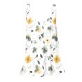 thumbnail image 1 of UPPADA Camisoles d'Été pour Femmes Col Rond Coupe Ample T-Shirts Décontractés Mode Sans Manches Vêtements de Plage Ourlet Fluide Chandails à Enfiler Hauts Plage Boho Vêtements Robe à Moins de 10 Dollars pour Femmes Blanc,G, 1 of 4