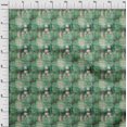 thumbnail image 4 of oneOone Silk Tabby Green Fabric Patchwork Sewing Material Print Fabric By The Yard 42 Inch Wide, 4 of 4