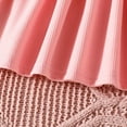 thumbnail image 5 of WEAIXIMIUNG Robes d'Été pour Filles Taille 10-12 Robe pour Tout-Petites Filles Hiver Manches Longues Volants Côtelé Dentelle Robe de Couleur Unie, 5 of 5