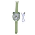 thumbnail image 1 of Mini Ventilateur de Montre, Réglage Automatique de la Taille Ventilateur Résistant à l'Usure Réglable Trois Niveaux Dessin Animé pour École pour Extérieur pour Enfants Ours Vert, 1 of 8