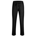 thumbnail image 3 of Innerwin Bottoms Solid Color Men Pants Outdoor Elastic Waist Loose Trousers Black M, 3 of 7