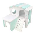 thumbnail image 2 of Hamster House Plastic DIY Double Layer Small Animal Hideout Hamster Play Hut, 2 of 10