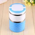 thumbnail image 1 of Fdit 1-3 Layer Stainless Steel Insulation Thermo Thermal Lunch Box Food Container Hot,Double Insulation Lunch Box, 1 of 9