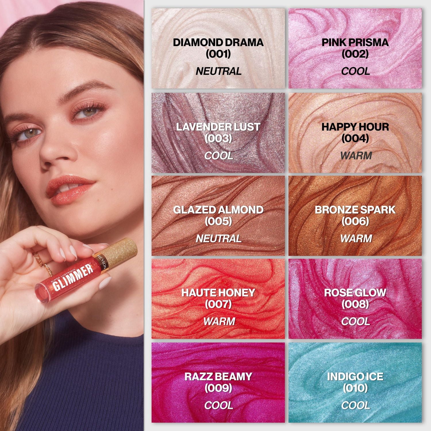 Brillant à lèvres Super Lustrous Glimmer™, brillant à lèvres haute brillance