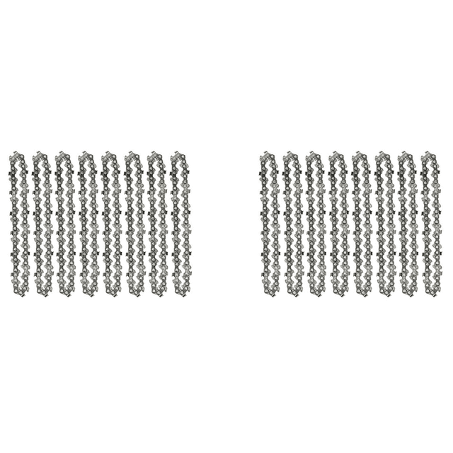 16 Pcs 4 Inch Mini Steel Chainsaw Chain Electric Pruning Saw Accessory Garden Tool Replacement