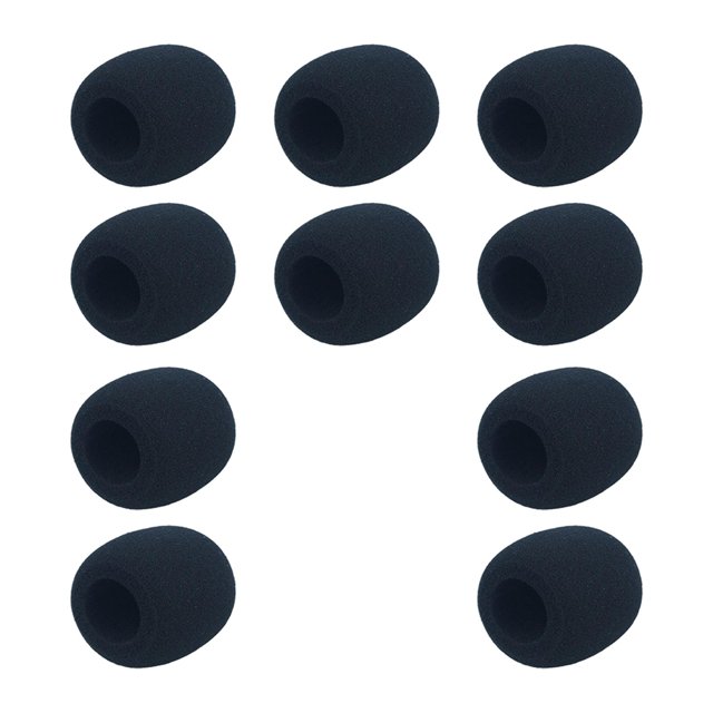 tamizeot 10 Pieces L Sponge Mic Cover 72mm Windshield Accessories Microphone Covers Sponge