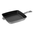 thumbnail image 1 of STAUB Grill Pans 26 cm Cast Iron Square American Grill, Graphite-Grey, 1 of 2