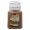 thumbnail image 1 of Village Candle Grande Bougie Parfumée en Pot d'Apothicaire, Citrouille Épicée, Orange, 21 Onces, 1 of 7