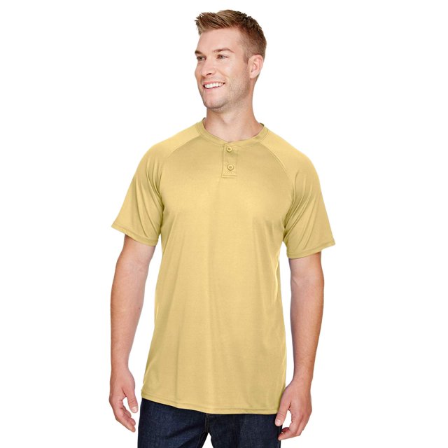 Augusta sportswear Men's Attain Wicking Two Button Baseball Jersey