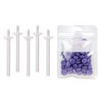 thumbnail image 1 of Xuanheng 1Bag Depilatory ing Beads Hair Removal Set & 5x Applicator Lavender, 1 of 8