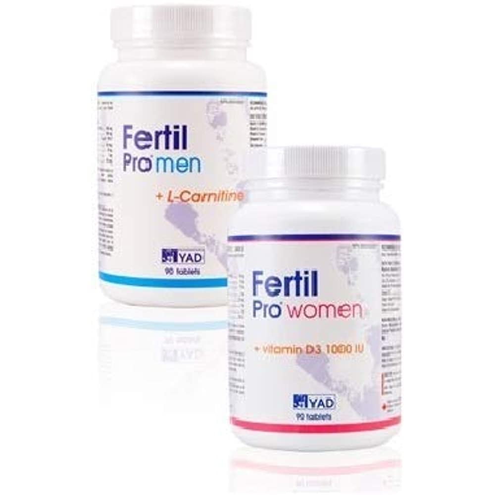 l carnitine fertility female FERTIL PRO MEN + L- and FERTIL PRO Women + Reishi Combo By YadTech Fertilica L-Carnitine