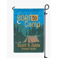 thumbnail image 1 of Printtoo Multicolore Born To Camp Camping 12.5x18 Pouces Double SidedFlagsDouble Sided CampFlagCampsiteFlagPersonalized Camping Flags, 1 of 4