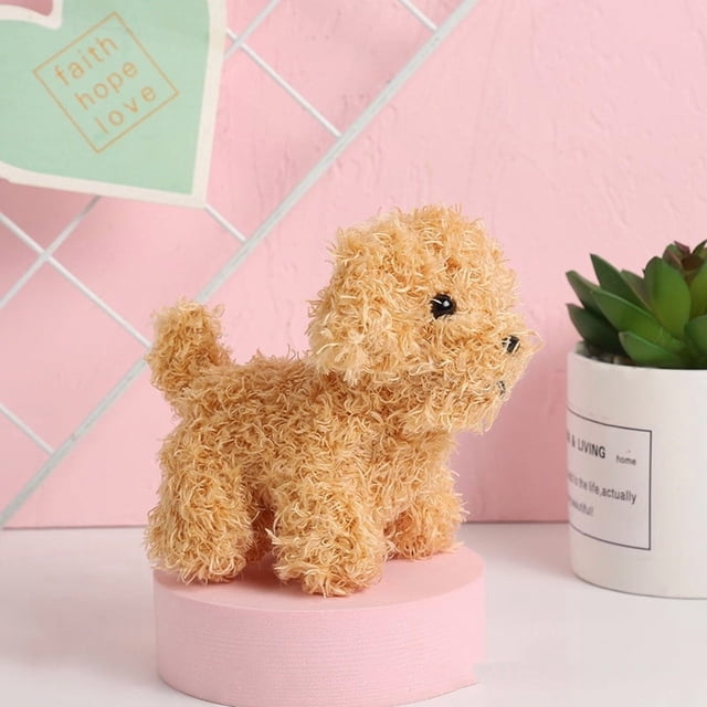 Super Soft Stuffed Imitation Dog Toy with Floppy Ears, Cuddly Plush Puppy for All Ages, Machine Washable