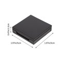 thumbnail image 3 of Miangastore 4 Pcs Boîte à Ombre à Paupières Portable Personnalisable Noire Carrée avec Miroir Intérieur Circulaire, 3 of 8