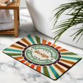 thumbnail image 4 of Embrace Bohemian Style with Our Half Circle Bath Mat - Non-Slip Boho Bathroom Rug, Perfect for Bedroom, Home Decor, Shower Rug, Machine Washable, Sun Retro Design, 20x32 inch, 4 of 5