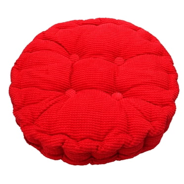 Unique Bargains Home Corduroy Round Shaped Thickened Pillow Seat Chair Cushion Pad Mat