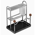 thumbnail image 2 of Stainless Steel Kitchen Cutting Board Storage Rack for Efficient Organization and Space Saving, 2 of 5