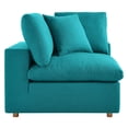 thumbnail image 3 of Modway Commix 6-Piece Down Filled Overstuffed Sectional Sofa in Teal, 3 of 10