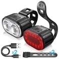 thumbnail image 3 of Bicycle Lights Front and Rear Rechargeable Bicycle Lights Bicycle Headlights Tail Lights Set Mountain Bike Lights Bike Headlight and Tail Light Set Bike Tail Light Rechargeable, 3 of 9