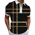 thumbnail image 1 of BOBOGOJP Polo T Shirts For Men Quick Dry Performance Polo Short Sleeve Collared Shirt (Black,XXL), 1 of 4