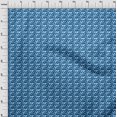 thumbnail image 4 of oneOone Cotton Flex Medium Blue Fabric Abstract Sewing Craft Projects Fabric Prints By Yard 40 Inch Wide, 4 of 4