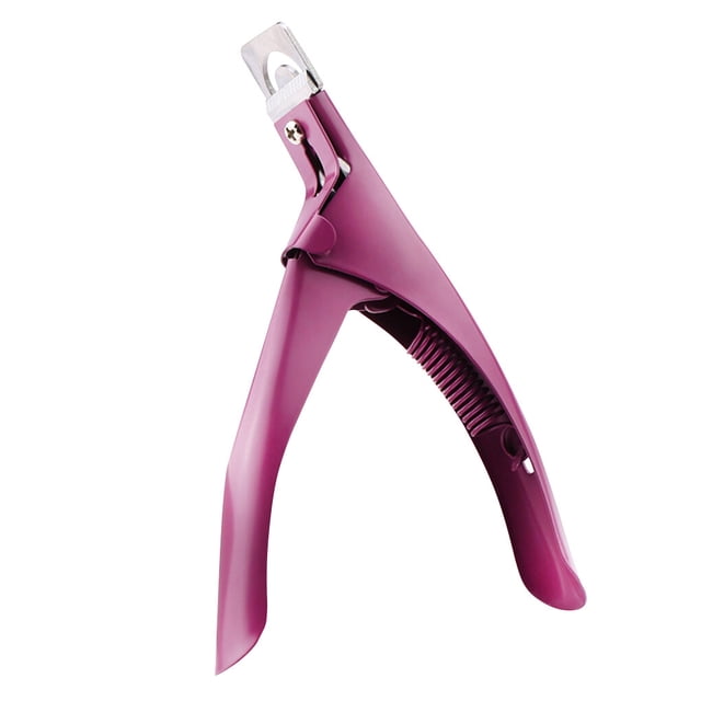 serony Coupe-Ongles Forme Coupe-Ongles en Acier Inoxydable Portable Manucure Art Ciseaux, Rose Rouge