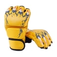 thumbnail image 2 of facefd Gants de Boxe Respirants Équipement de Protection pour Hommes Femmes Sac de Frappe Sparring Griffe de Tigre Jaune, 2 of 9