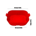 thumbnail image 3 of Yhmxh Heat Tolerant Flexible Baking Pan For Fryers And Ovens Nonstick Easy To Clean Kitchen Accessory Home and Kitchen kitchen Accessories kitchen Essentials, 3 of 5