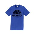 thumbnail image 1 of Gravity Outdoor Co. T-Shirt à Manches Courtes - True Royal - Logo Noir - 3TG, 1 of 1