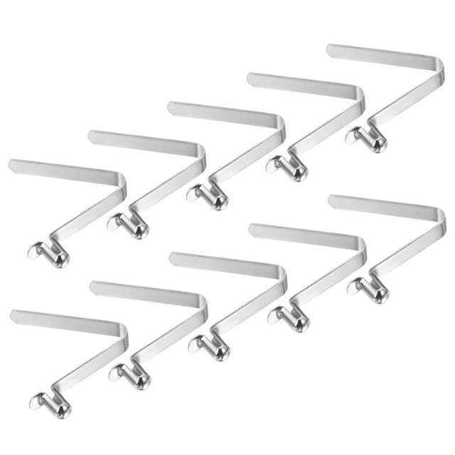 Unique Bargains 8.5x5.5mm Kayak Paddle Snaps, Hollow Button Single Pin Lock Tube Spring Clips for Tent Pole, 10 Pack